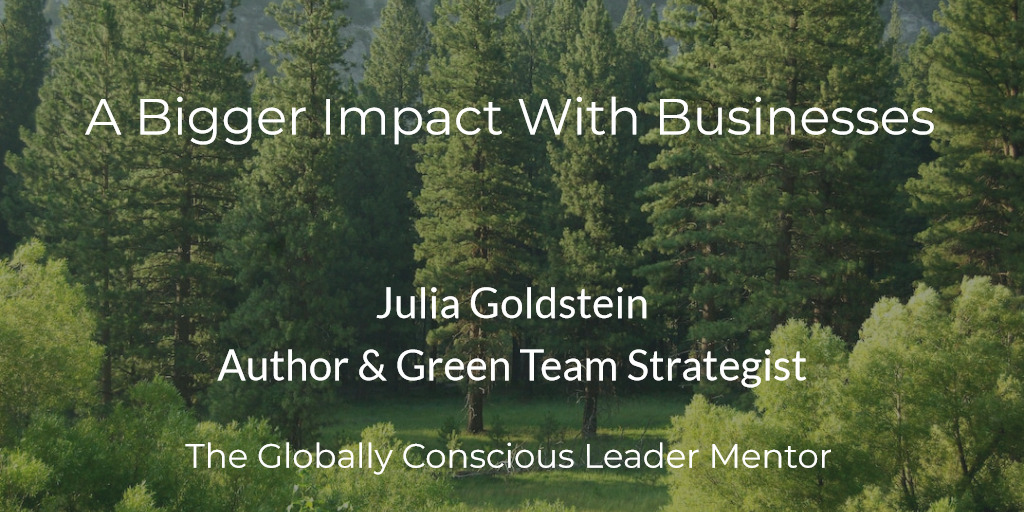 Julia A Bigger Impact With Businesses