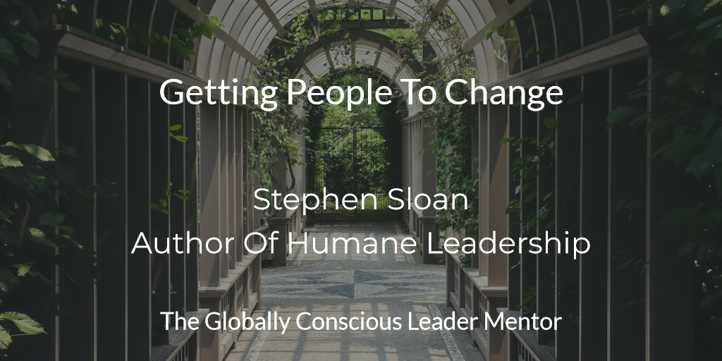 Sloan getting people to change