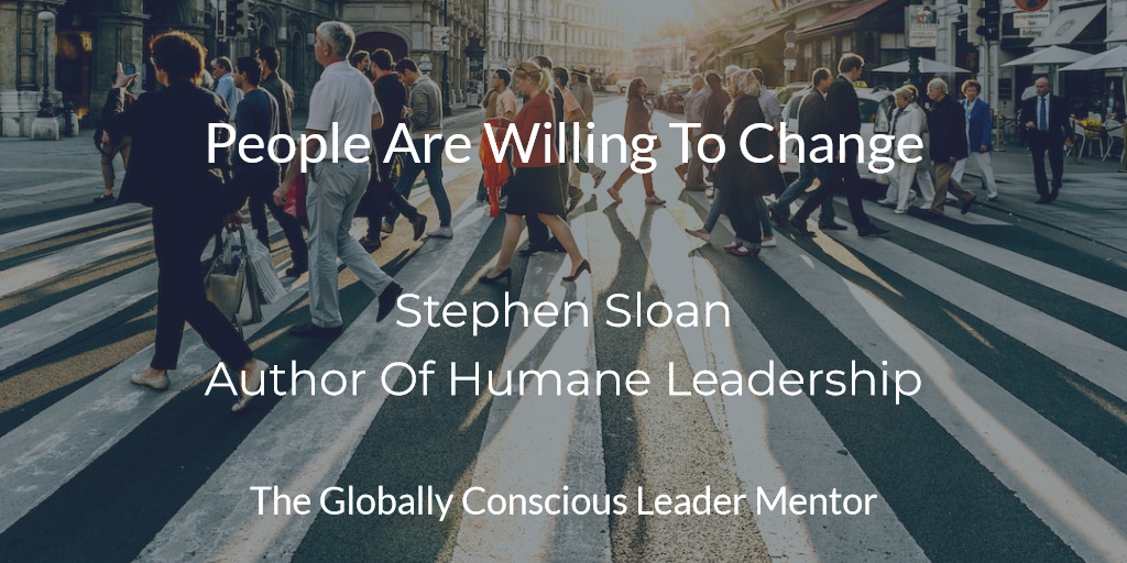 Sloan people are willing to change
