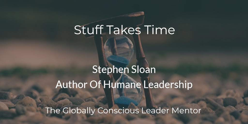 Sloan stuff takes time