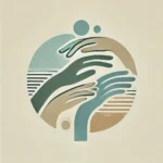 Abstract art of diverse hands reaching out, symbolizing unity and connection in earthy colors.